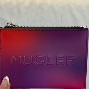 Mugler Zippered wallet NWT